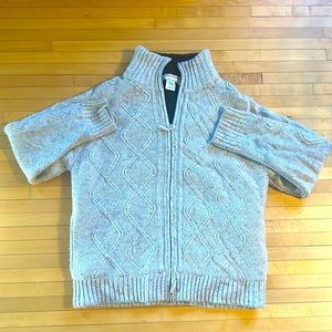 Norm Thompson Zip Up Sweater